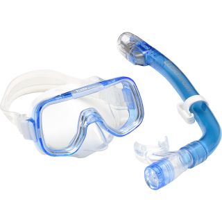 TUSA SPORT Youth Pro Series Mask and Snorkel Combo, Clear Blue