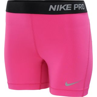 NIKE Womens Pro 5 Shorts   Size Large, Dove Grey/charcoal