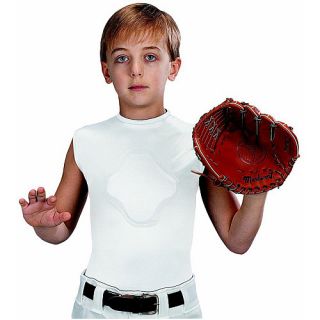 Markwort Heart Gard Youth Chest Protection Body Shirt   Size Medium, White
