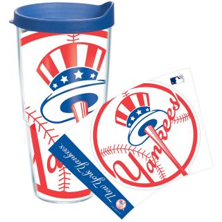 TERVIS TUMBLER New York Yankees 24 Ounce Colossal Wrap Tumbler   Size 24oz