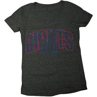 NEW ERA Womens New York Giants Neon Draft Wordmark Short Sleeve T Shirt   Size
