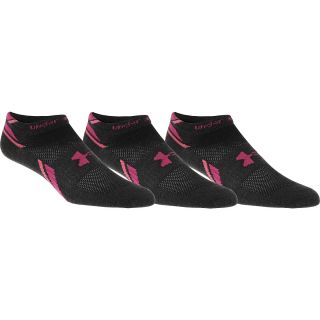 UNDER ARMOUR Womens Training No Show Socks   3 Pack   Size Medium, Charcoal