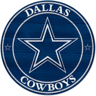 Wincraft Dallas Cowboys Round Wooden Sign (56590011)