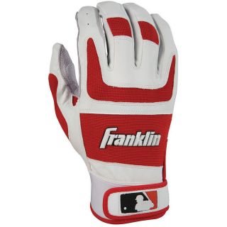 Franklin Shok Sorb Pro Series Home & Away Adult Gloves   Size Small, Red