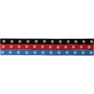 SOFFE Mini Headbands   3 Pack, Black/red/blue