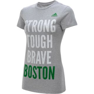 adidas Womens Boston Strong Short Sleeve T Shirt   Size Small,