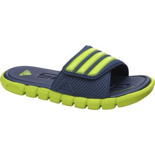 adidas Boys adiLight SuperCloud Slides   Size 5, Navy/slime