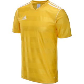 adidas Mens Tabela 11 Short Sleeve Soccer Jersey   Size Xl, Sunshine