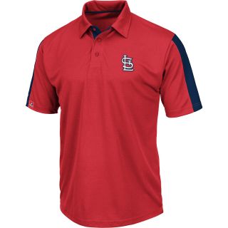 MAJESTIC ATHLETIC Mens St Louis Cardinals Career Maker Performance Polo   Size
