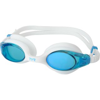 TYR Big Swimples Swim Goggles   Size Large, White