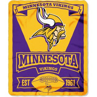 NORTHWEST Minnesota Vikings Marquee Style Fleece Blanket