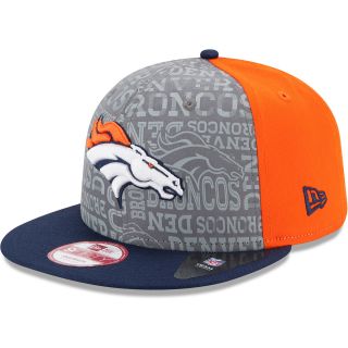 NEW ERA Mens Denver Broncos Reflective Draft 9FIFTY One Size Fits All Cap,