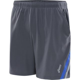 ASICS Mens 2 N 1 Shorts   Size Xl, Steel/blue