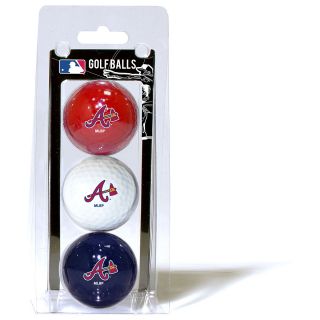 Team Golf MLB Atlanta Braves 3 Golf Ball Pack (637556951052)
