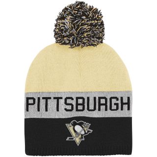 REEBOK Youth Piitsburgh Penguins Uncuffed Pom Knit Hat   Size Youth
