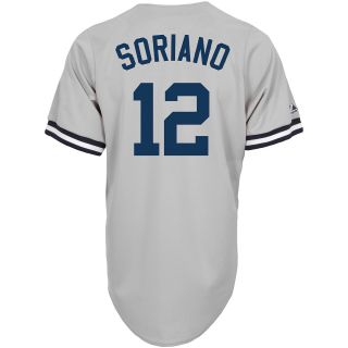 Majestic Athletic New York Yankees Alfonso Soriano Replica Road Jersey   Size