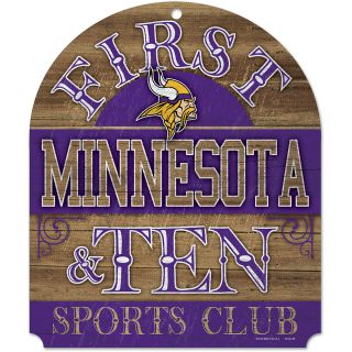 Wincraft Minnesota Vikings 10X11 Club Wood Sign (91159013)