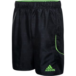 adidas Mens SpeedTrick Soccer Shorts   Size Medium, Black/green