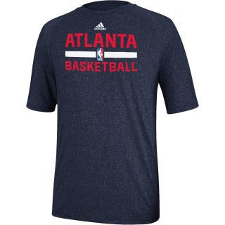 adidas Mens Atlanta Hawks Practice ClimaLite Short Sleeve T Shirt   Size Xl,