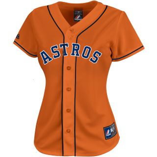 Majestic Womens Houston Astros Replica Generic Alternate Jersey   Size Small,