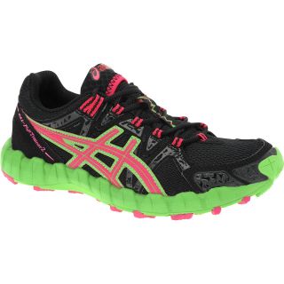ASICS Womens FujiTrainer 2 Trail Running Shoes   Size 10, Black/pink