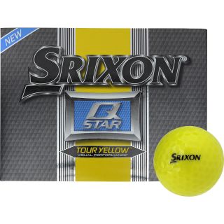 SRIXON Q Star Tour Yellow Golf Balls   12 Pack, Yellow