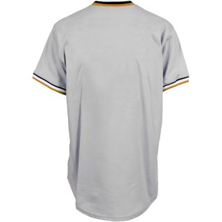 Majestic Athletic Pittsburgh Pirates Blank Replica Cooperstown Road Jersey  