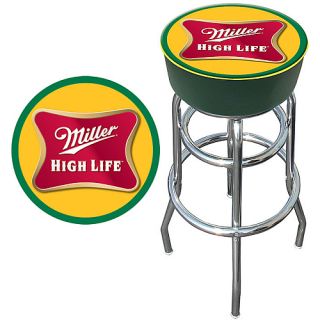 Miller High Life Logo Padded Bar Stool (MHL1000)