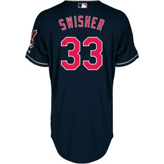 Majestic Athletic Cleveland Indians Nick Swisher Authentic Big & Tall Alternate