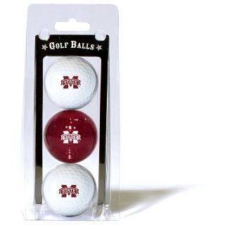 Team Golf Mississippi State University Bulldogs 3 Ball Pack (637556248053)