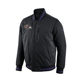 NIKE Mens Baltimore Ravens Full Zip Padded Reversible Defender Jacket   Size