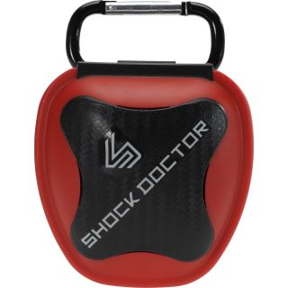SHOCK DOCTOR Anti Microbial Mouthguard Case, Red