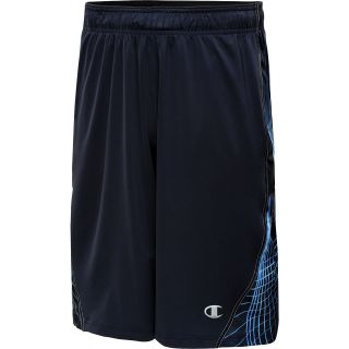 CHAMPION Mens PowerFlex Double Dry Athletic Shorts   Size Large, Navy/blue