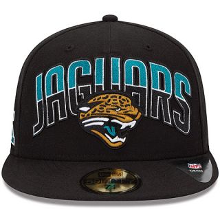 NEW ERA Mens Jacksonville Jaguars Draft 59FIFTY Fitted Cap   Size 7.375, Teal