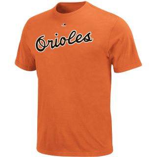 MAJESTIC ATHLETIC Mens Baltimore Orioles Cal Ripken Cooperstown Name And