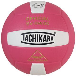 Tachikara Indoor Composite Volleyball, Pink/white (SV5WSC.PKW)