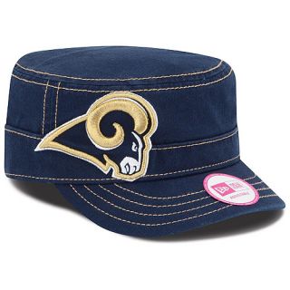 NEW ERA Womens St. Louis Rams Chic Cadet Fitted Cap, Navy