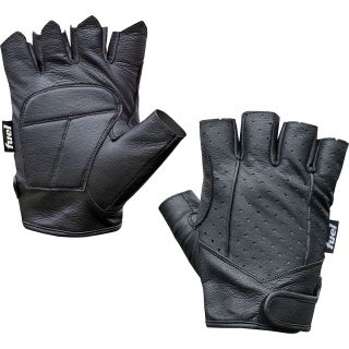 Fuel Helmets Fingerless Glove   Size Medium/large, Black (SH FG5501)