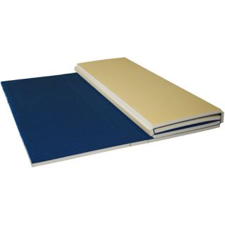AAI EZ Fold Tumbling Mat   4 Foot x 6 Foot x 2 Inches, Blue (416 812)