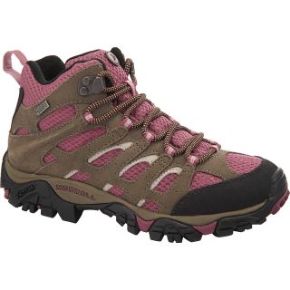 MERRELL Womens Moab Mid Hiking Boots   Size 9.5, Blush