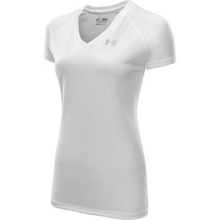 UNDER ARMOUR Womens UA Tech Short Sleeve V Neck T Shirt   Size Xl,