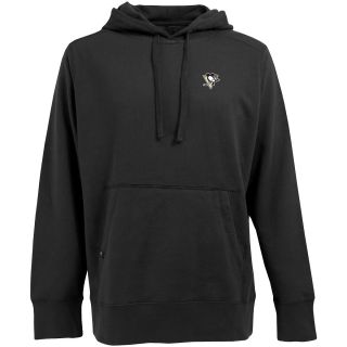 Antigua Mens Pittsburgh Penguins Signature Hooded Pullover Sweatshirt   Size
