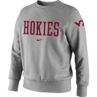 NIKE Mens Virginia Tech Hokies University Crew Sweatshirt   Size Large, Dk.