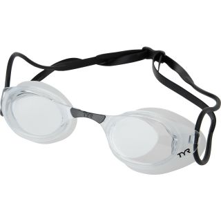 TYR Stealth Swim Goggles   Size Large, Clear