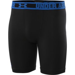 UNDER ARMOUR Mens HeatGear Sonic Compression Shorts   Size Small, Black/royal