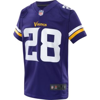 NIKE Youth Minnesota Vikings Adrian Peterson Game Team Color Jersey   Size