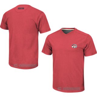 COLOSSEUM Mens Houston Cougars Mirage V Neck T Shirt   Size Xl, Red