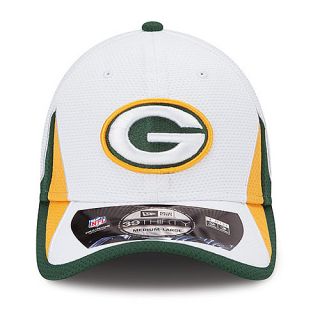 NEW ERA Youth Green Bay Packers Training Camp 39THIRTY Stretch Fit Cap, White