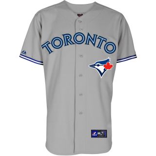 Majestic Mens Toronto Blue Jays Replica Generic Road Jersey   Size XXL/2XL,