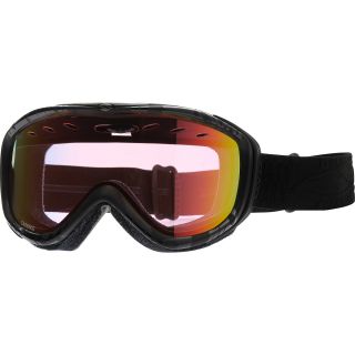 SMITH Womens Cadence Snow Goggles, Black/red